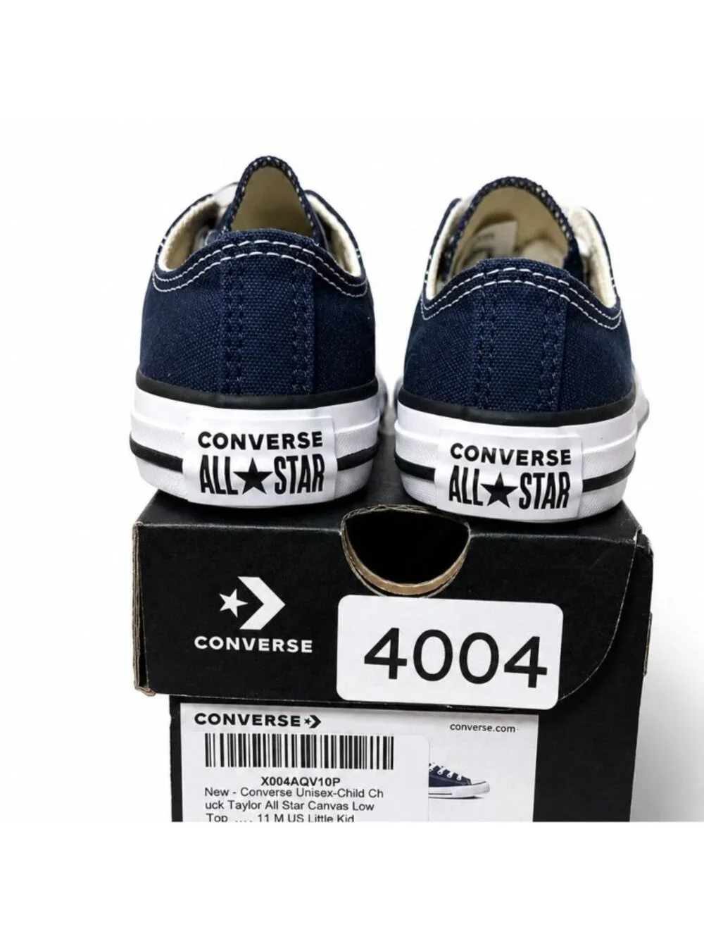 Converse Chuck Taylor All Star Navy Big Kids 3Y Low Top Sneakers X004AQV10P NIB